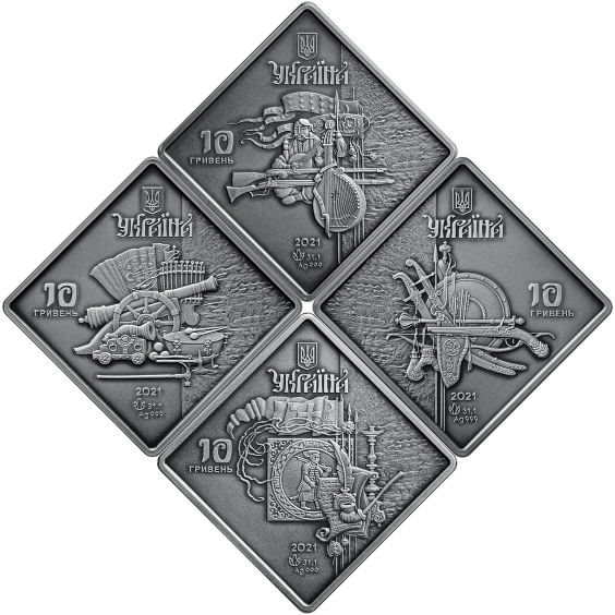 Cossack Regalia. Set of commemorative coins