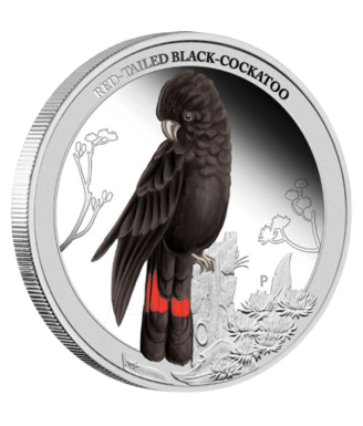2013 Birds of Australia - Red-Tailed Cockatoo 1/2oz Silver Proof