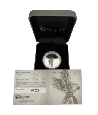 2013 Birds of Australia - Red-Tailed Cockatoo 1/2oz Silver Proof
