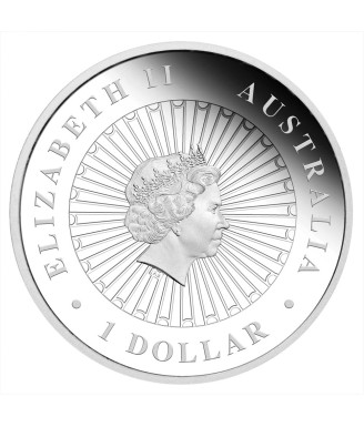 Australian Opal Lunar Series 2018 Year of the Dog 1oz Silver Proof Coin