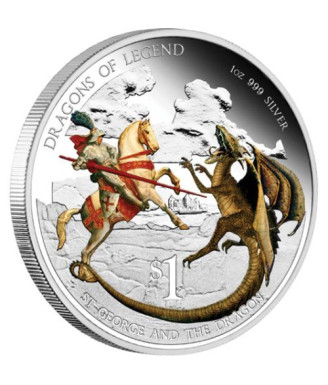 2012 Dragons of Legend Series: St George and the Dragon 1 oz