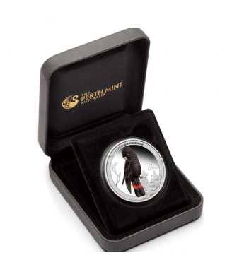 2013 Birds of Australia - Red-Tailed Cockatoo 1/2oz Silver Proof