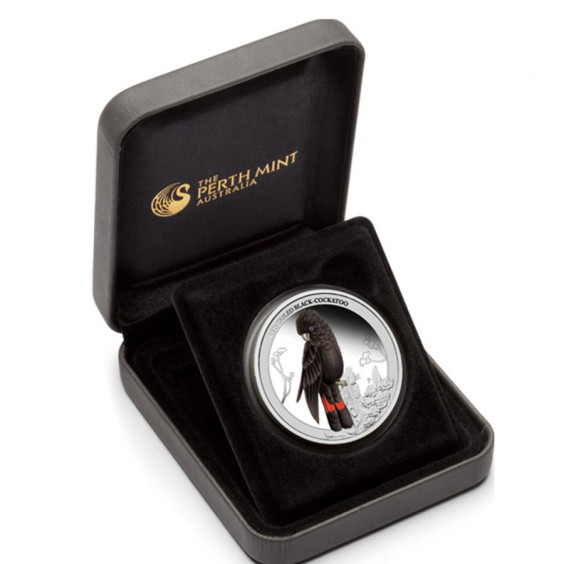 2013 Birds of Australia - Red-Tailed Cockatoo 1/2oz Silver Proof