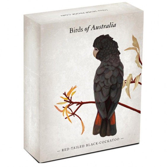 2013 Birds of Australia - Red-Tailed Cockatoo 1/2oz Silver Proof