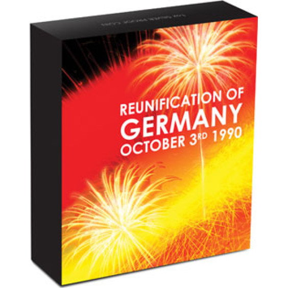 2010 Reunification of Germany 1oz .999 Silver Proof Coin