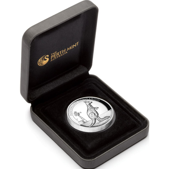 2012 Australia 1 oz Silver Kangaroo Proof (High Relief)