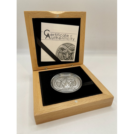 Argali – Ovis ammon silver coin 2013