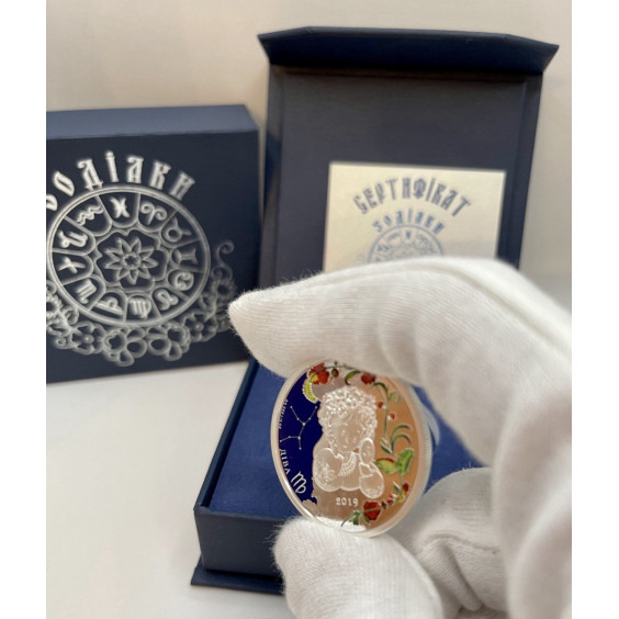 Virgo - 2019 Ukrainian Star Sign Silver .999 Coin