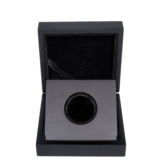 Handmade wooden coin holder box 