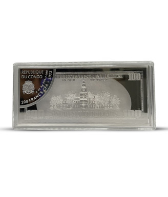 Silver coin '100 dollars'