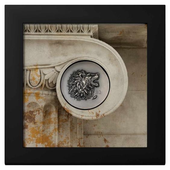 Numismatic Icons: Leon – 2025 1 oz Silver Coin Antique Finish | Limited Mintage of 999 | CIT Cook Islands