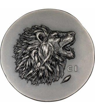 Numismatic Icons: Leon – 2025 1 oz Silver Coin Antique Finish | Limited Mintage of 999 | CIT Cook Islands