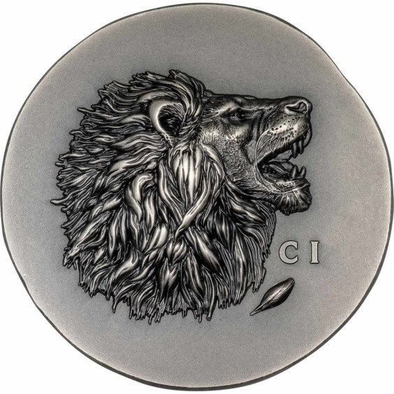 Numismatic Icons: Leon – 2025 1 oz Silver Coin Antique Finish | Limited Mintage of 999 | CIT Cook Islands