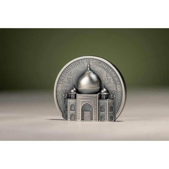 Taj Mahal – 2025 2 oz Silver Coin | Smartminting® Ultra High Relief