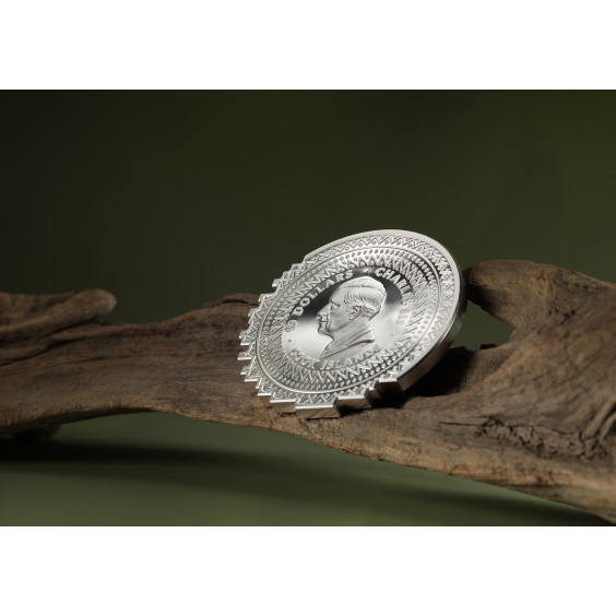 Reconstruction: Gorilla – 2025 2 oz Silver Coin Smartminting® Ultra High Relief | Antique Finish