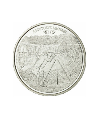 Finland 2011 Pehr Kalm 10 Euro Silver Coin