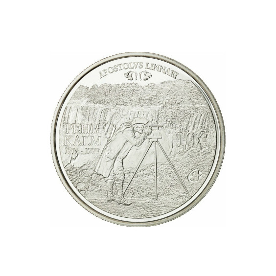 Finland 2011 Pehr Kalm 10 Euro Silver Coin