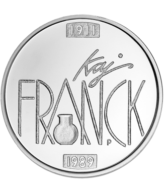 2011 Finland "Kaj Franck" €10 Silver coin