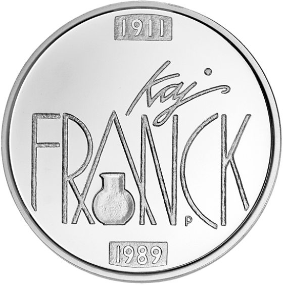 2011 Finland "Kaj Franck" €10 Silver coin