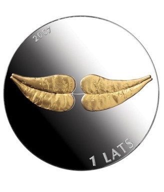 1 Lats Coin of Life coin