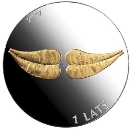 1 Lats Coin of Life coin