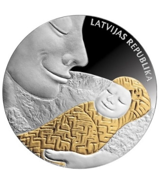 1 Lats Coin of Life coin