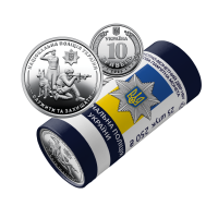2025 National Police of Ukraine roll of 25 circulation commemorative coins