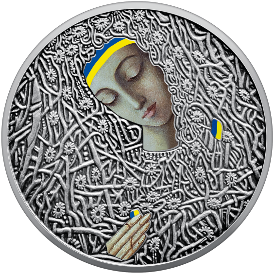 2024 Ukraine 10 Hryvnias Silver Coin “Pliontanism” – Ivan Marchuk | NBU Official Issue (Boxed)