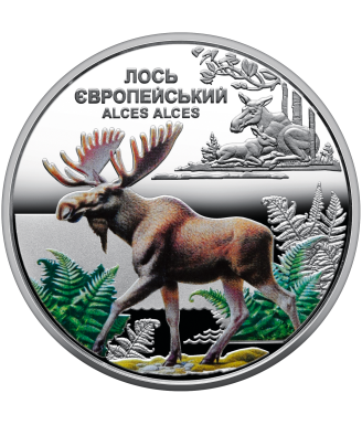 2025 Chornobyl Revival: European Elk Commemorative Coin (Souvenir Packaging)