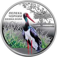 Chornobyl Coin: Revival - Black Stork (5 Hryvnias) in Souvenir Packaging