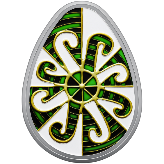 2025 “Easter Joy. Pysanka (c)” – 10 Hryvnia Silver Commemorative Coin