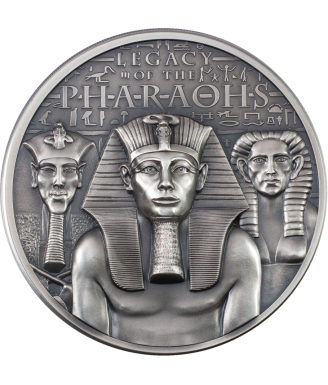 Legacy of the Pharaohs – Silver 3 oz Antique finish