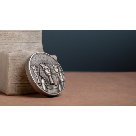 Legacy of the Pharaohs – Silver 3 oz Antique finish