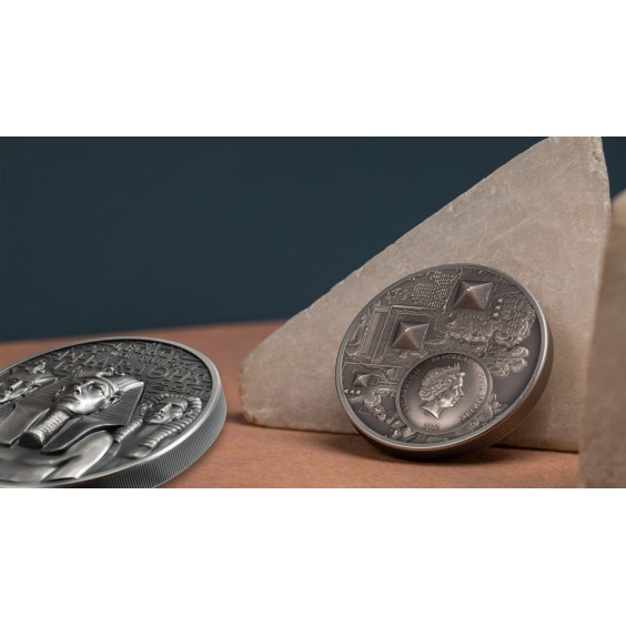 Legacy of the Pharaohs – Silver 3 oz Antique finish